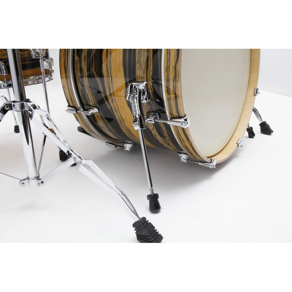 Tama CK32RZS-NET Superstar Classic Shell Kit 3 pcs - Natural Ebony Tiger Wrap/Chrome HW