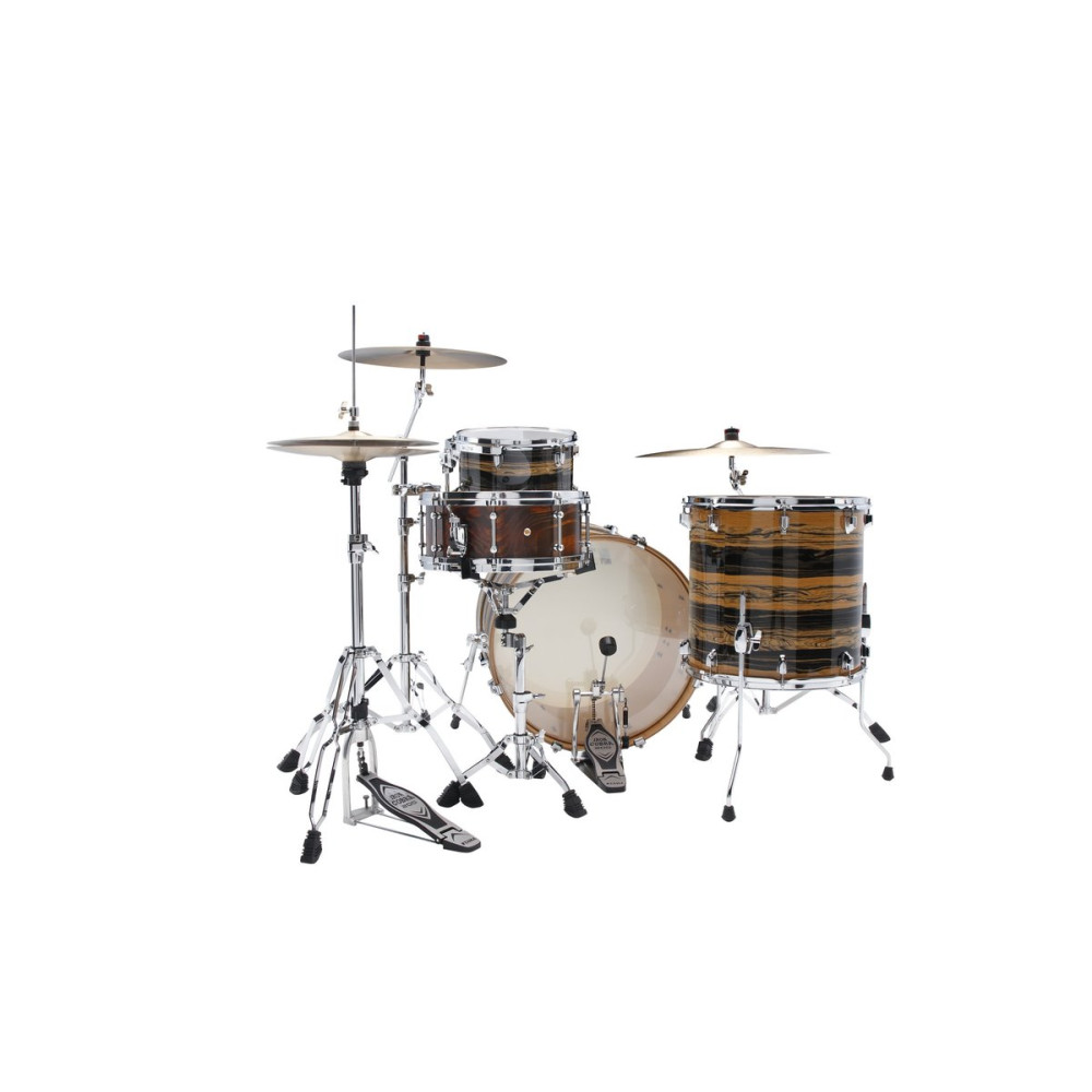 Tama CK32RZS-NET Superstar Classic Shell Kit 3 pcs - Natural Ebony Tiger Wrap/Chrome HW