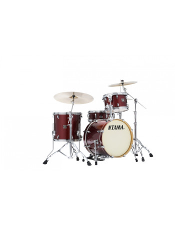 Tama CK48-DRP Superstar Classic Drum Set 4 pcs - Dark Red Sparkle/Chrome HW + SM5W Hardware kit