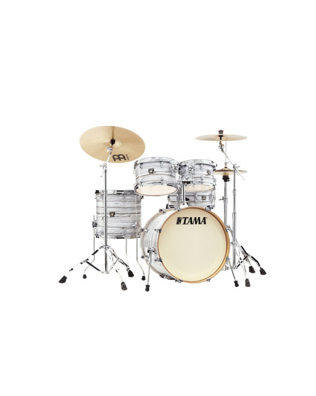 Tama CK50R-ICA Superstar Classic Drum Set 5 pcs - Ice Ash Wrap/Chrome HW + SM5W Hardware Kit