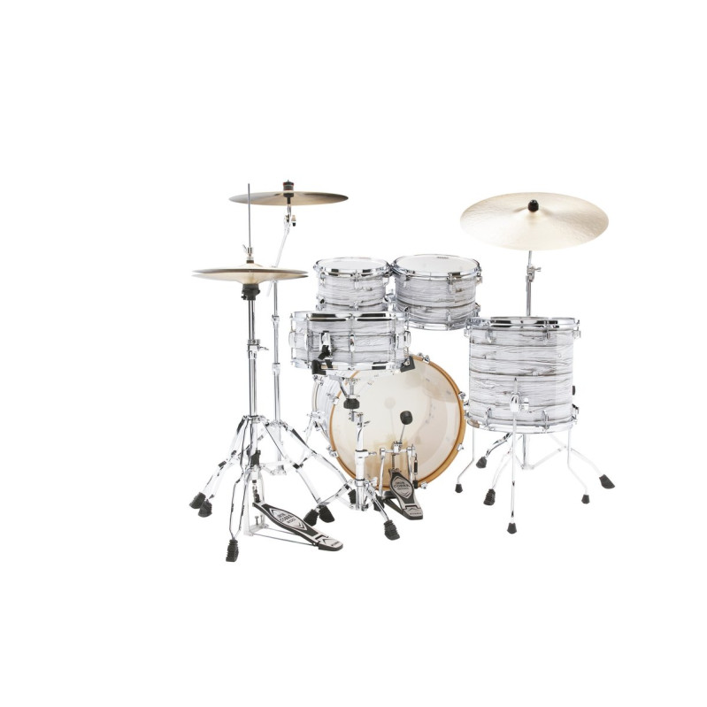 Tama CK50R-ICA Superstar Classic Drum Set 5 pcs - Ice Ash Wrap/Chrome HW + SM5W Hardware Kit
