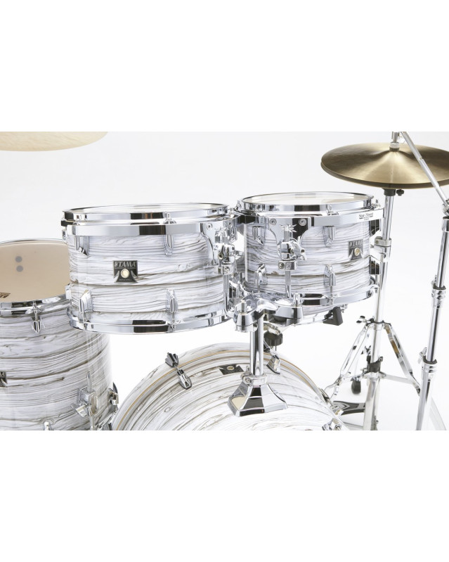 Tama CK50R-ICA Superstar Classic Drum Set 5 pcs - Ice Ash Wrap/Chrome HW + SM5W Hardware Kit