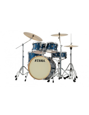 Tama CK50R-ISP Superstar Classic Drum Set 5 pcs - Indigo Sparkle/Chrome HW + SM5W Hardware Kit