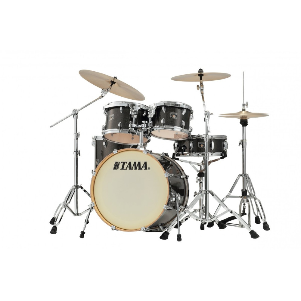 Tama CK50R-MGD Superstar Classic Drum Set 5 pcs - Midnight Gold Sparkle/Chrome HW + SM5W Hardware Kit