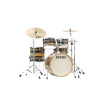 Tama CK50RS-NET Superstar Classic Shell Kit 5 pcs - Natural Ebony Tiger Wrap/Chrome HW
