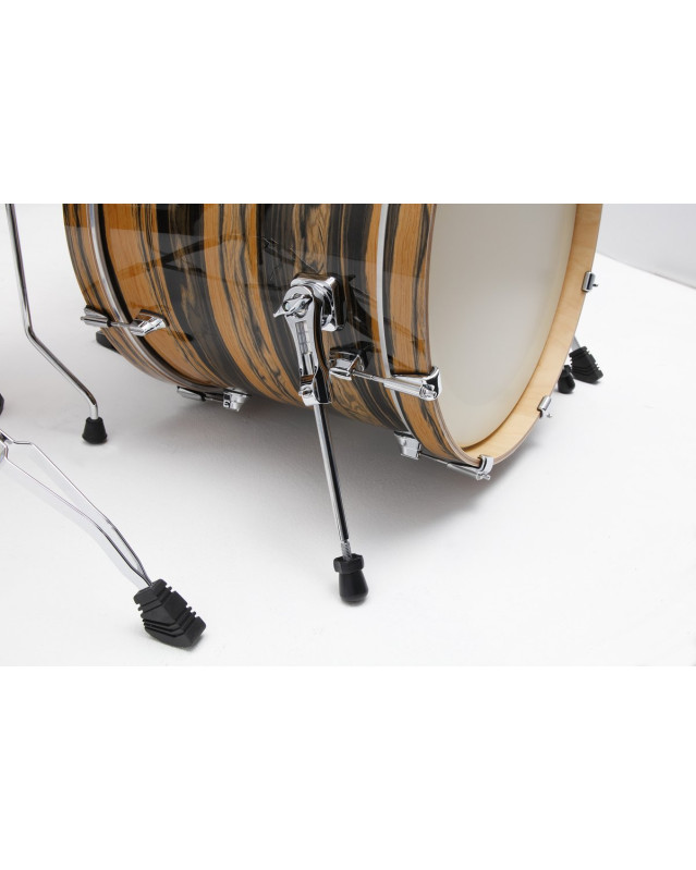 Tama CK50RS-NET Superstar Classic Shell Kit 5 pcs - Natural Ebony Tiger Wrap/Chrome HW