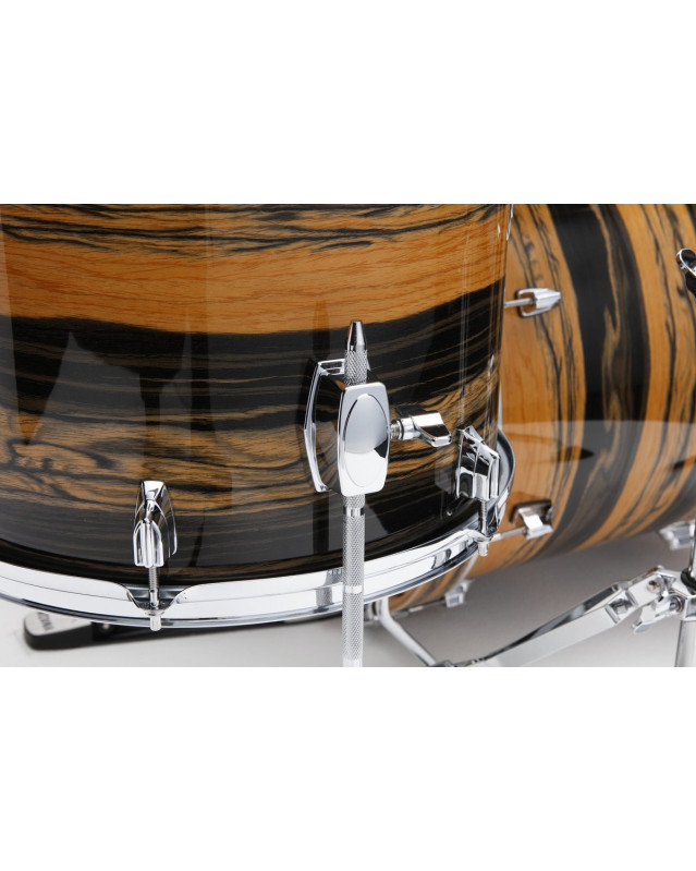 Tama CK50RS-NET Superstar Classic Shell Kit 5 pcs - Natural Ebony Tiger Wrap/Chrome HW