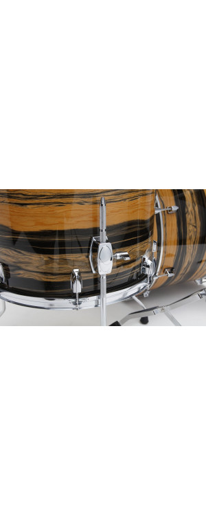 Tama CKF16A-NET Superstar Classic Floor Tom 16 - Natural Ebony Tiger Wrap