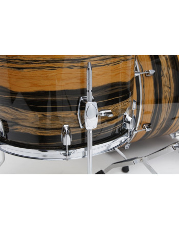 Tama CKF16D-NET Superstar Classic Floor Tom 16 - Natural Ebony Tiger Wrap