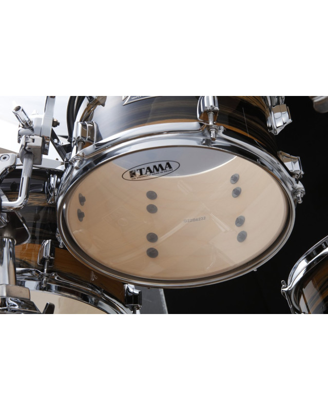 Tama CKT8H-NET Superstar Classic Rack Tom 8 - Natural Ebony Tiger Wrap