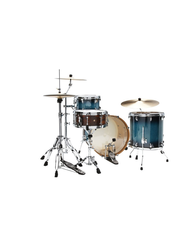 Tama CL32RZ-BAB Superstar Classic Drum Set 3 pcs - Blue Lacquer Burst/Chrome HW + SM5W Hardware Kit