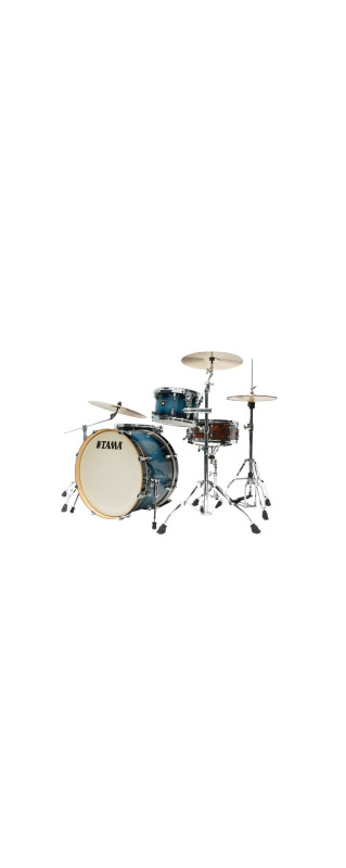 Tama CL32RZ-BAB Superstar Classic Drum Set 3 pcs - Blue Lacquer Burst/Chrome HW + SM5W Hardware Kit