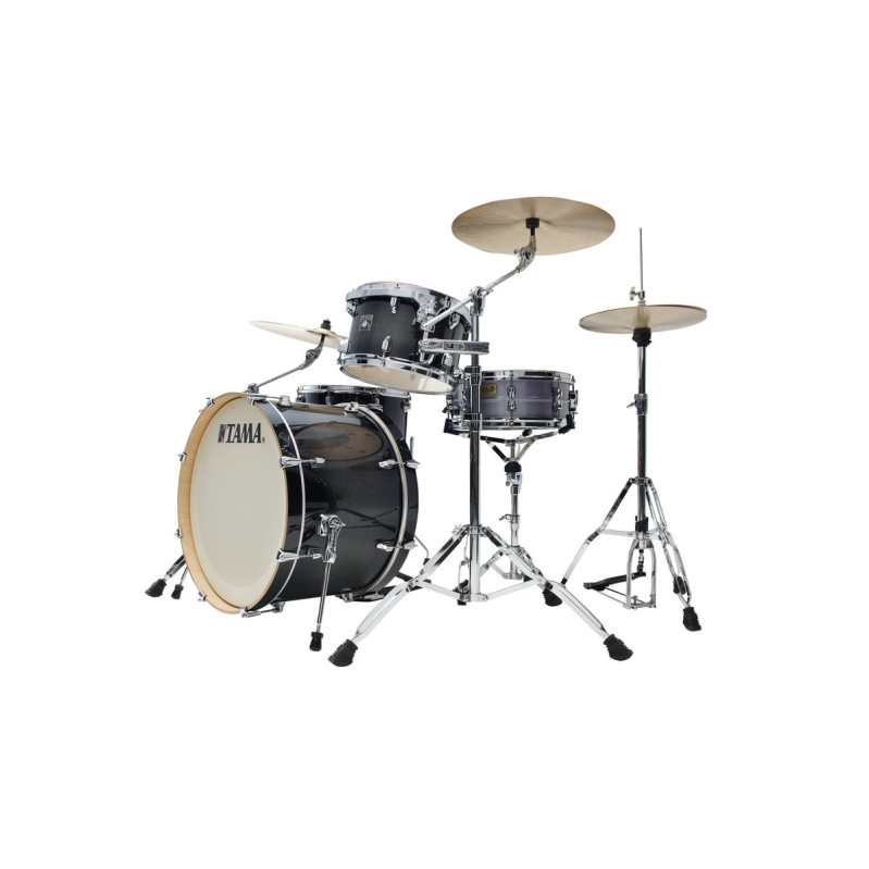 Tama CL32RZ-TPB Superstar Classic Drum Set 3 pcs - Transparent Black Burst/Chrome HW + SM5W Hardware Kit