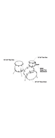 Tama CL32RZS-TLB Superstar Classic Shell Kit 3 pcs - Tangerine Lacquer Burst/Chrome HW