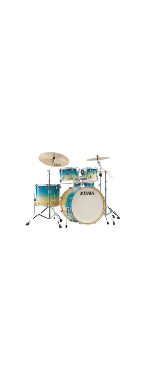 Tama CL52KR-PCLP Superstar Classic Drum Set 5 pcs - Caribbean Lacebark Pine Fade/Chrome HW + SM5W Hardware Kit