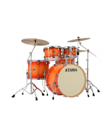 Tama CL52KR-TLB Superstar Classic Drum Set 5 pcs - Tangerine Lacquer Burst/Chrome HW + SM5W Hardware Kit