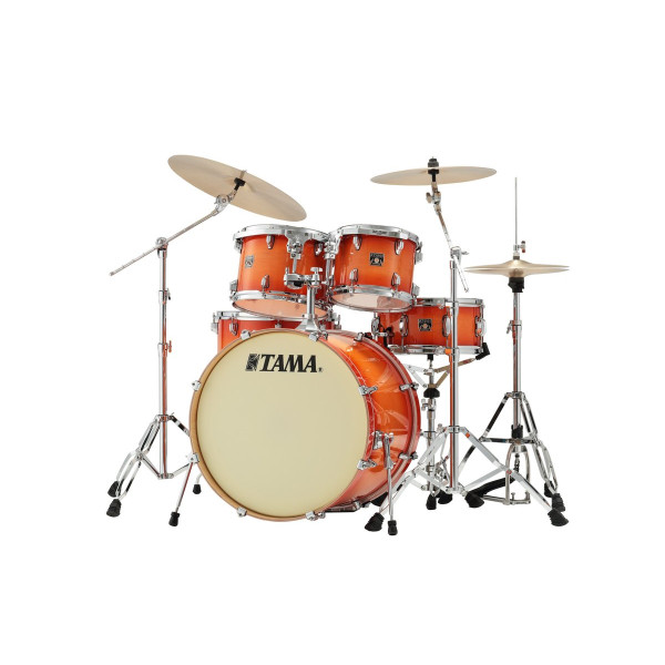 Tama CL52KR-TLB Superstar Classic Drum Set 5 pcs - Tangerine Lacquer Burst/Chrome HW + SM5W Hardware Kit