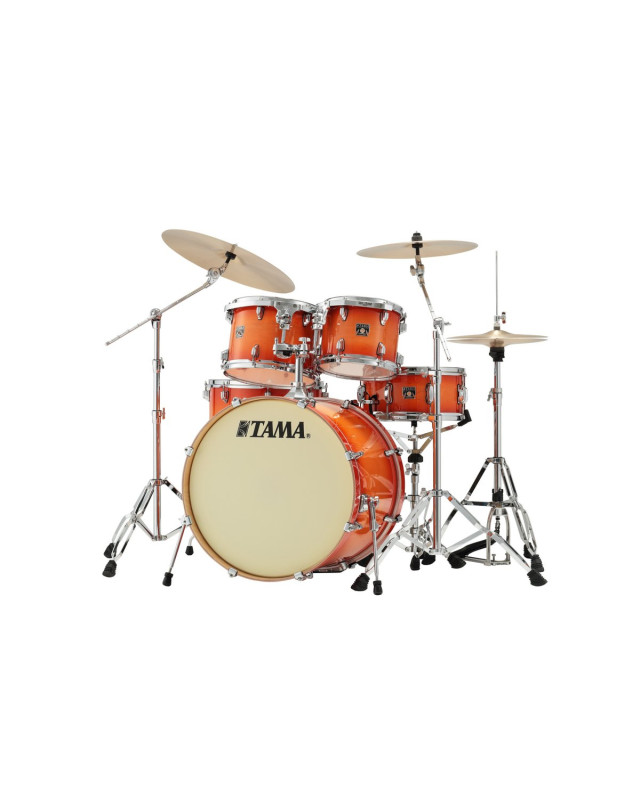 Tama CL52KR-TLB Superstar Classic Drum Set 5 pcs - Tangerine Lacquer Burst/Chrome HW + SM5W Hardware Kit