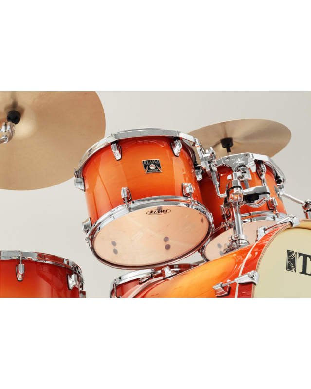 Tama CL52KR-TLB Superstar Classic Drum Set 5 pcs - Tangerine Lacquer Burst/Chrome HW + SM5W Hardware Kit