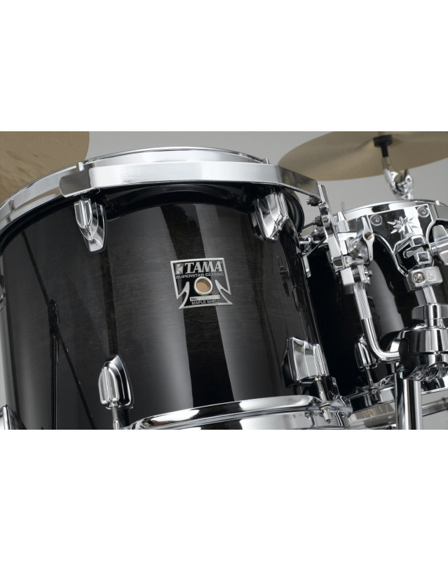 Tama CL52KR-TPB Superstar Classic Drum Set 5 pcs - Transparent Black Burst//Chrome HW + SM5W Hardware Kit
