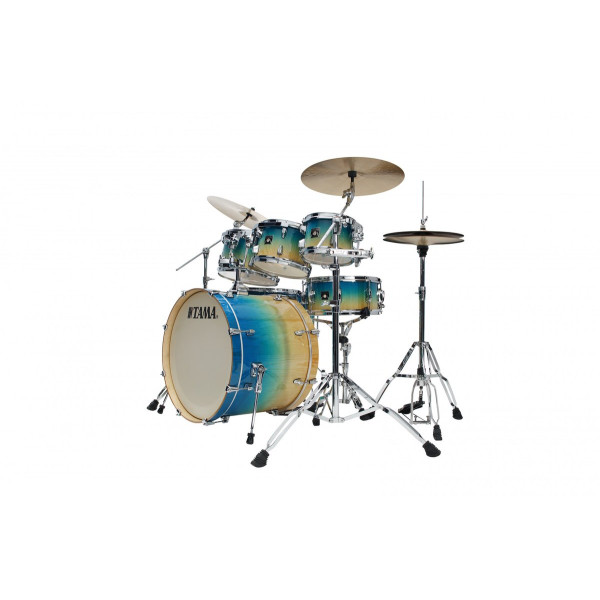 Tama CL72R-PCLP Superstar Classic Drum Set 7 pcs - Caribbean Lacebark Pine Fade/Chrome HW +SM5W Hardware Kit
