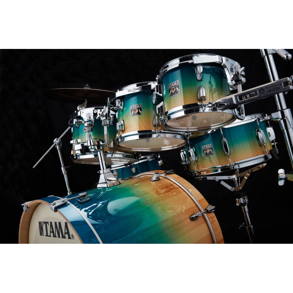 Tama CL72R-PCLP Superstar Classic Drum Set 7 pcs - Caribbean Lacebark Pine Fade/Chrome HW +SM5W Hardware Kit