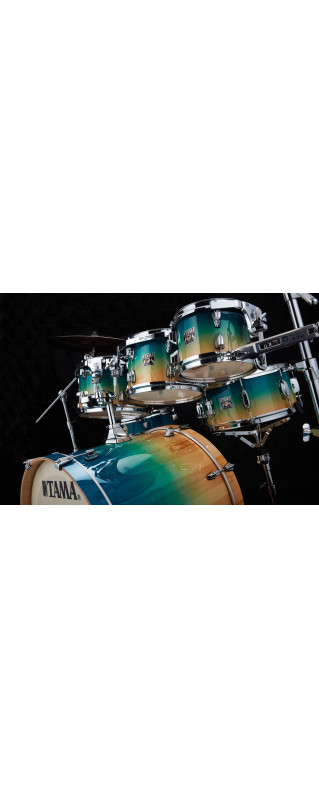 Tama CL72R-PCLP Superstar Classic Drum Set 7 pcs - Caribbean Lacebark Pine Fade/Chrome HW +SM5W Hardware Kit