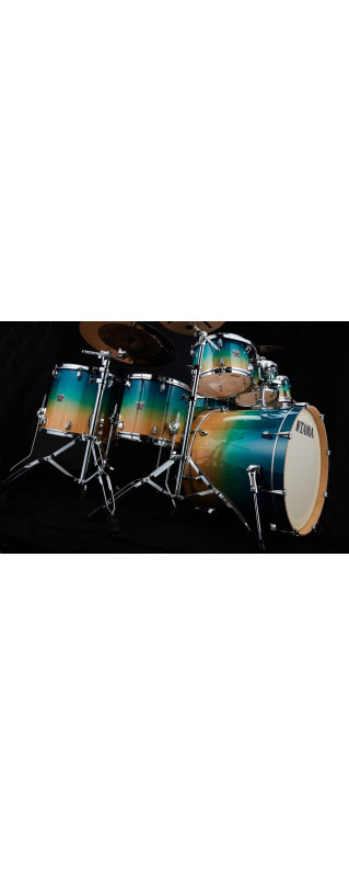 Tama CL72R-PCLP Superstar Classic Drum Set 7 pcs - Caribbean Lacebark Pine Fade/Chrome HW +SM5W Hardware Kit