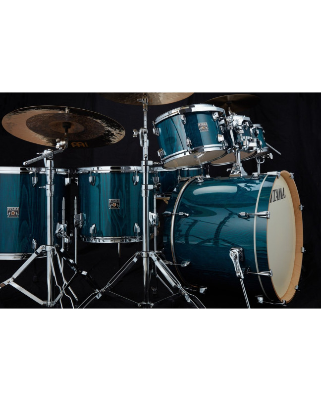 Tama CL72R-PGHP Superstar Classic Drum Set 7 pcs - Gloss Sapphire Lacebark Pine/Chrome HW + SM5W Hardware Kit