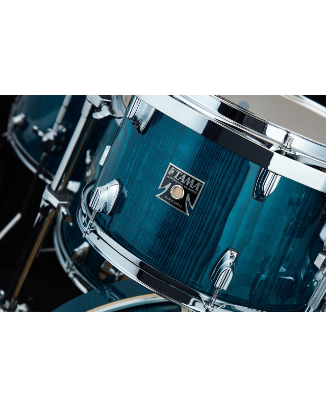 Tama CL72R-PGHP Superstar Classic Drum Set 7 pcs - Gloss Sapphire Lacebark Pine/Chrome HW + SM5W Hardware Kit