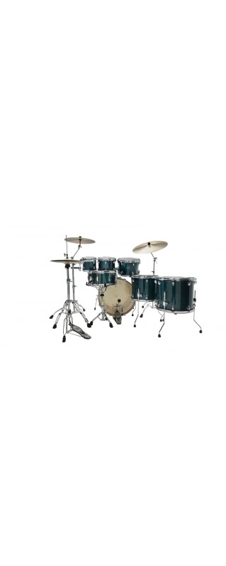 Tama CL72R-PGHP Superstar Classic Drum Set 7 pcs - Gloss Sapphire Lacebark Pine/Chrome HW + SM5W Hardware Kit