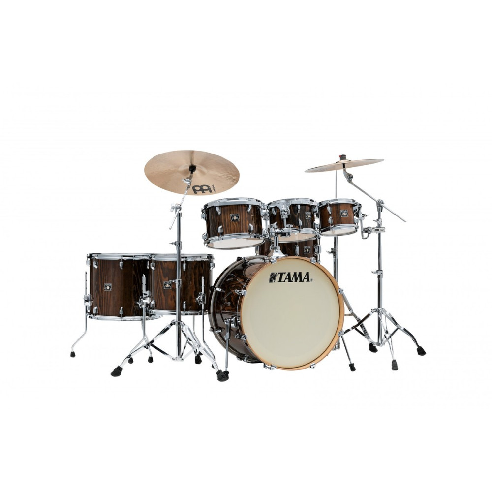 Tama CL72R-PGJP Superstar Classic Drum Set 7 pcs - Gloss Java Lacebark Pine/Chrome HW + SM5W Hardware Kit