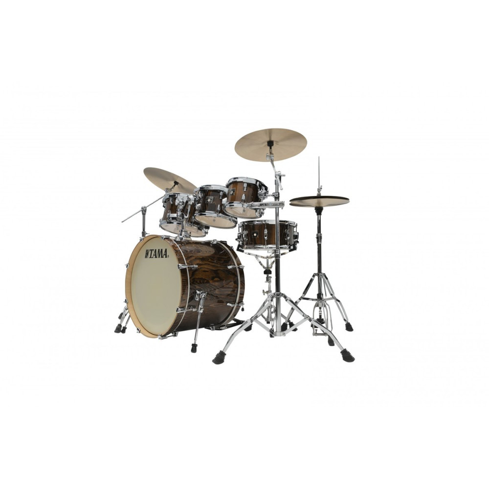 Tama CL72R-PGJP Superstar Classic Drum Set 7 pcs - Gloss Java Lacebark Pine/Chrome HW + SM5W Hardware Kit