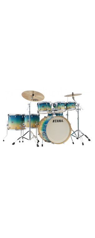 Tama CL72RS-PCLP Superstar Classic Shell Kit 7 pcs - Caribbean Lacebark Pine Fade/Chrome HW