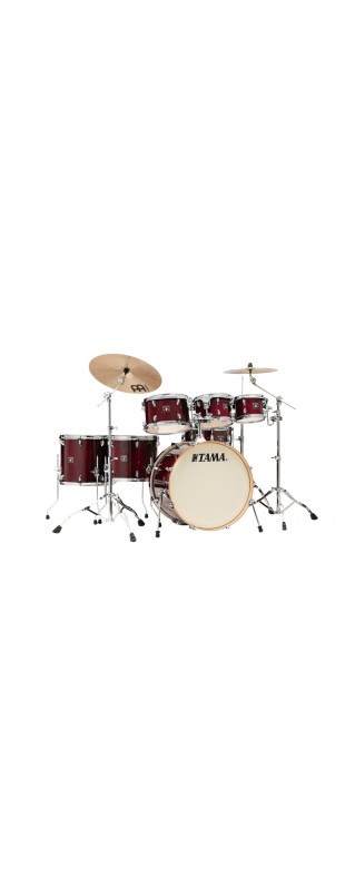 Tama CL72RS-PGGP Superstar Classic Shell Kit 7 pcs - Gloss Garnet Lacebark Pine/Chrome HW