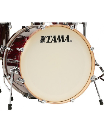 Tama CLB22D-PGGP Superstar Classic Bass Drum 22 - Gloss Garnet Lacebark Pine