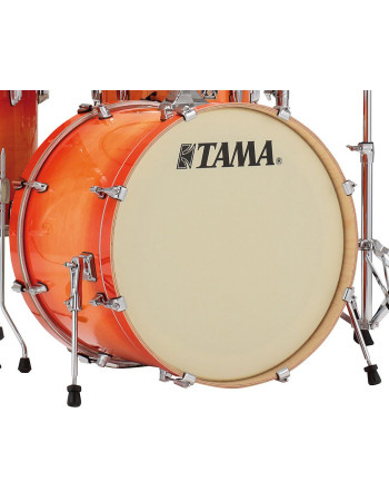 Tama CLB22D-TLB Superstar Classic Bass Drum 22 - Tangerine Lacquer Burst