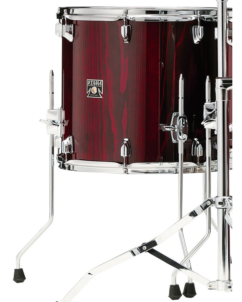 Tama CLF14D-PGGP Superstar Classic Floor Tom 14 - Gloss Garnet Lacebark Pine