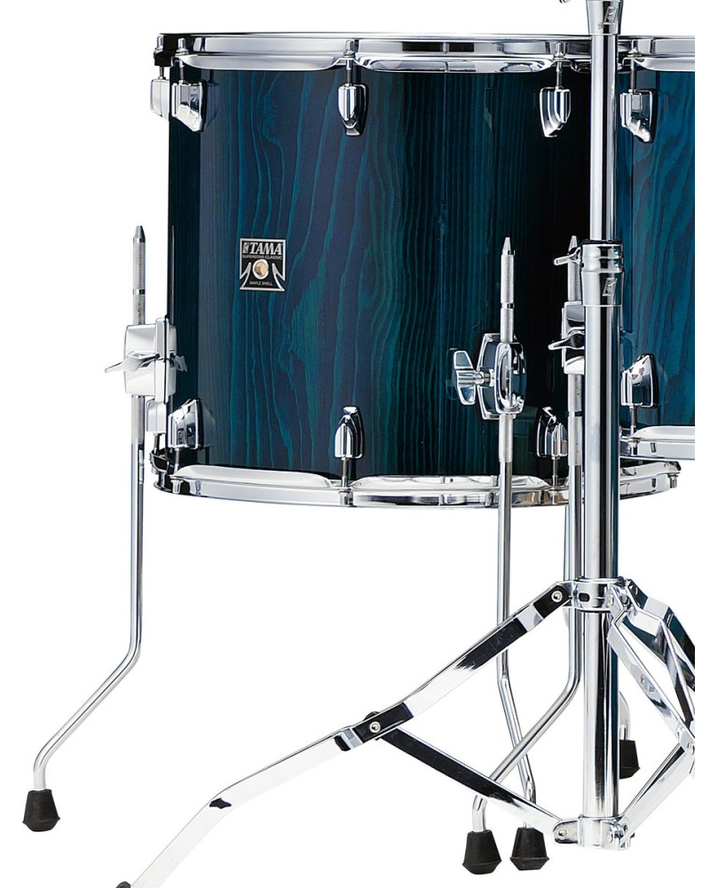 Tama CLF16A-PGHP Superstar Classic Floor Tom 16 - Gloss Sapphire Lacebark Pine
