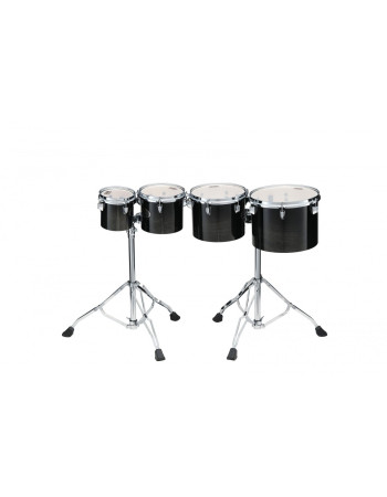 Tama CSLT4H-TBF High-Pitched Concert Tom Set - Transparent Black Burst/Chrome HW