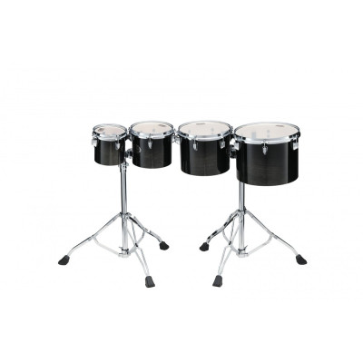 Tama CSLT4H-TBF High-Pitched Concert Tom Set - Transparent Black Burst/Chrome HW