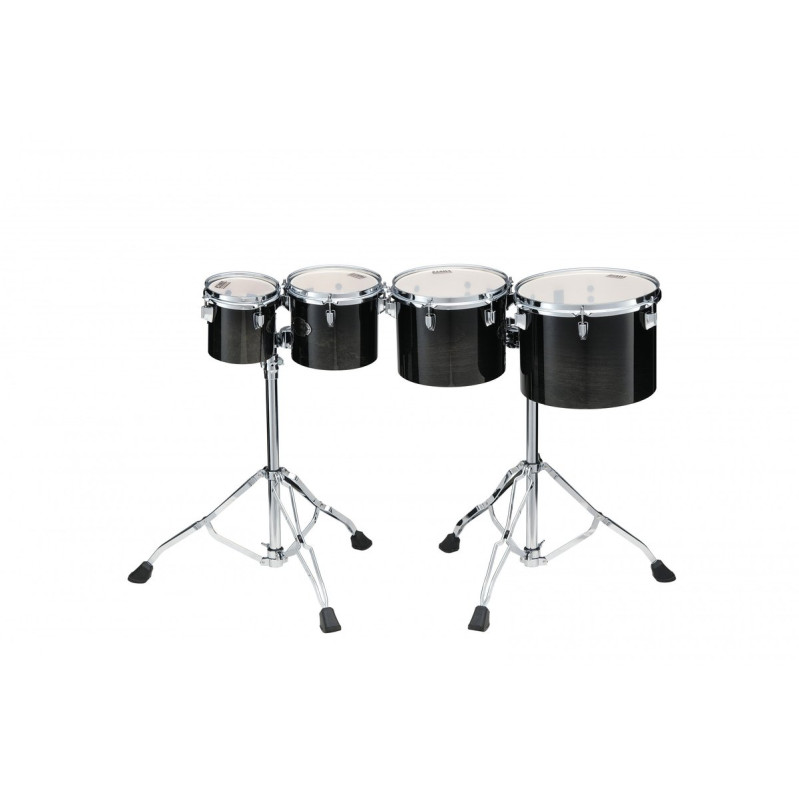 Tama CSLT4H-TBF High-Pitched Concert Tom Set - Transparent Black Burst/Chrome HW