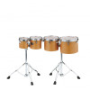 Tama CSLT4H-VAM High-Pitched Concert Tom Set 4 pcs. - Vintage Antique Maple/Chrome HW