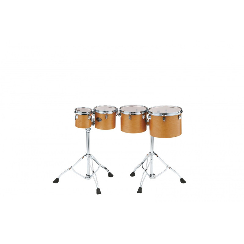 Tama CSLT4H-VAM High-Pitched Concert Tom Set 4 pcs. - Vintage Antique Maple/Chrome HW
