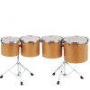 Tama CSLT4L-VAM Low-Pitched Concert Tom Set 4 pcs. - Vintage Antique Maple/Chrome HW