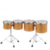 Tama CSLT4M-VAM Mid-Pitched Concert Tom Set 4 pcs. - Vintage Antique Maple/Chrome HW