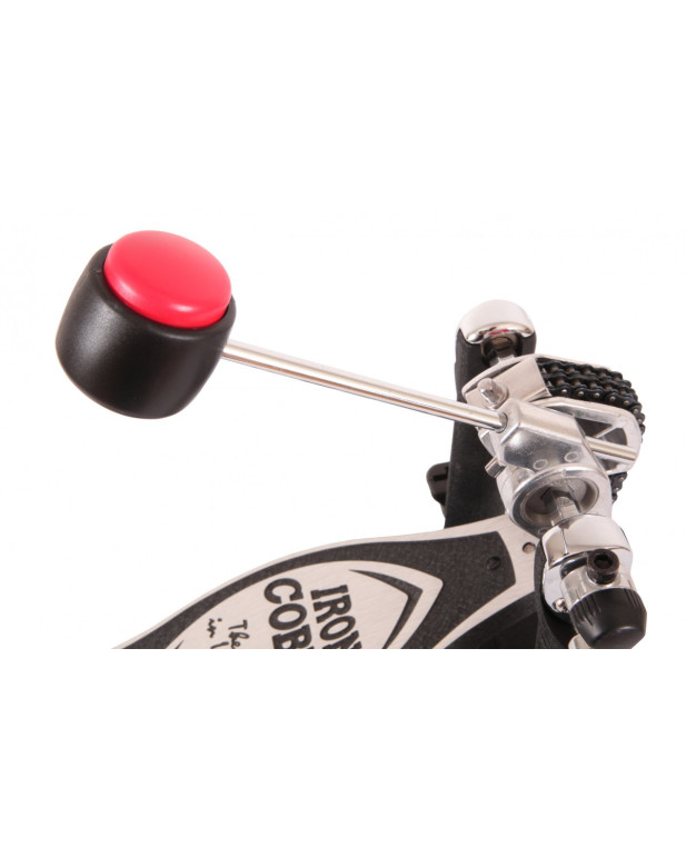 Tama DS30R-BK bass drum beater dual sided - Black rubber and red rubber