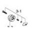 Tama HB835WN8T Bolt M8x35mm - Spring/Washer & Nut Assembly