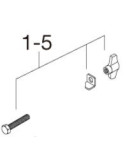 Tama HB845WN8L Wing Nut + Screw for HH35W HiHat Stand