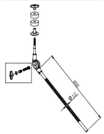 Tama HC02BW3 Boom Arm Assembly for Stagestar